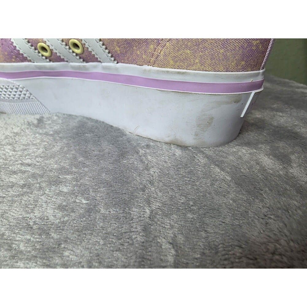 Womens Pink Adidas Nizza Shoes - Picture 5 of 5